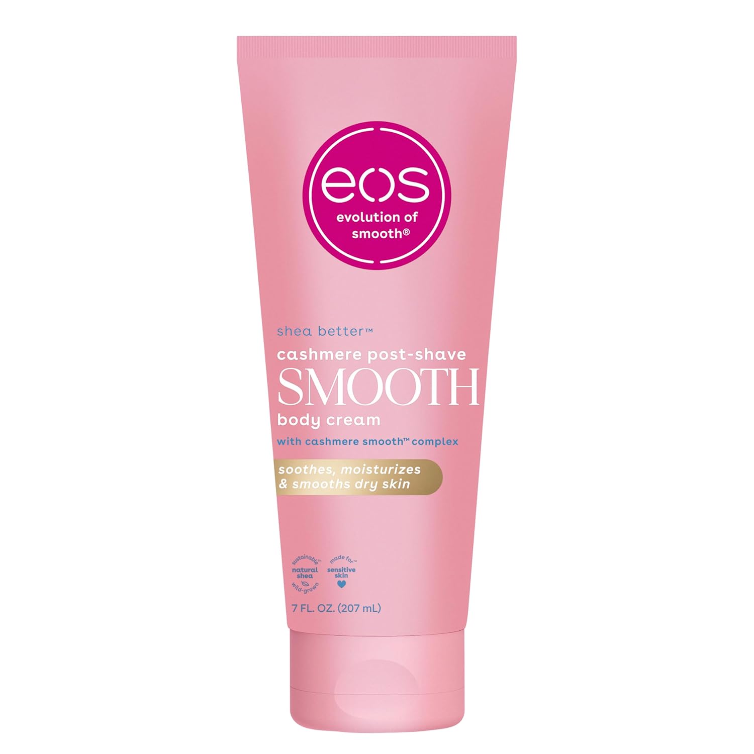eos Vanilla Cashmere Body Cream jar