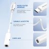 Htrenc USB C to 3.5mm Audio Headphone Adapter-1