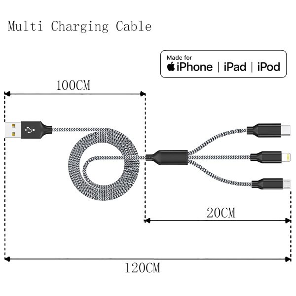Xnewcable Multi Charging Cable Lightning Fast-2