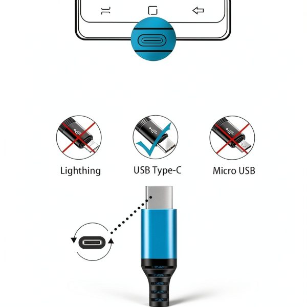 ABCPOW USB C Charger Cable for Samsung Galaxy S25 Ultra-1