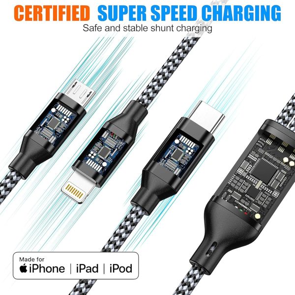 Xnewcable Multi Charging Cable Lightning Fast-4