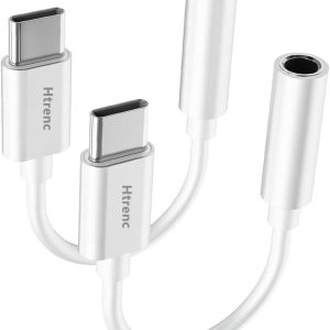 Htrenc USB C to 3.5mm Audio Headphone Adapter-0