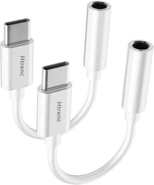 Htrenc USB C to 3.5mm Audio Headphone Adapter-0