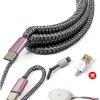 xiwxi 3-in-2 Charging Cable Portable Fast Charging-5
