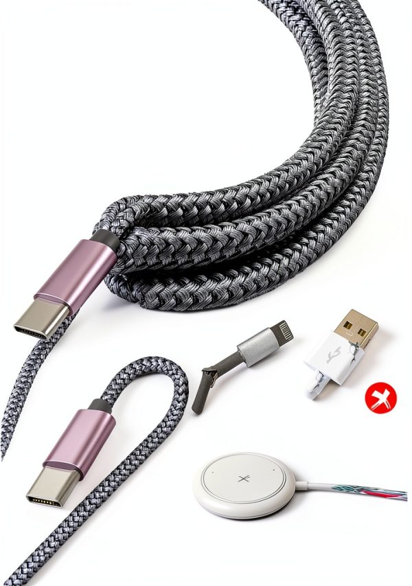 xiwxi 3-in-2 Charging Cable Portable Fast Charging-5