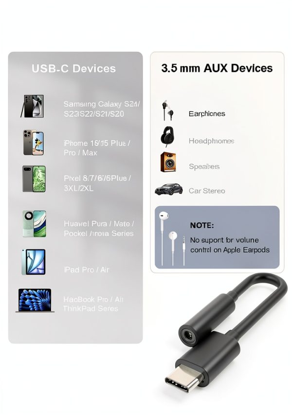 Phoie USB C to 3.5mm Audio Adapter-3