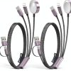 xiwxi 3-in-2 Charging Cable Portable Fast Charging-0