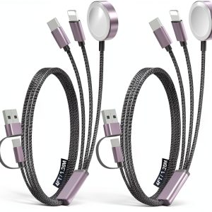xiwxi 3-in-2 Charging Cable Portable Fast Charging-0