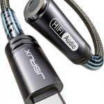 JSAUX USB C to Aux Adapter for iPhone-0