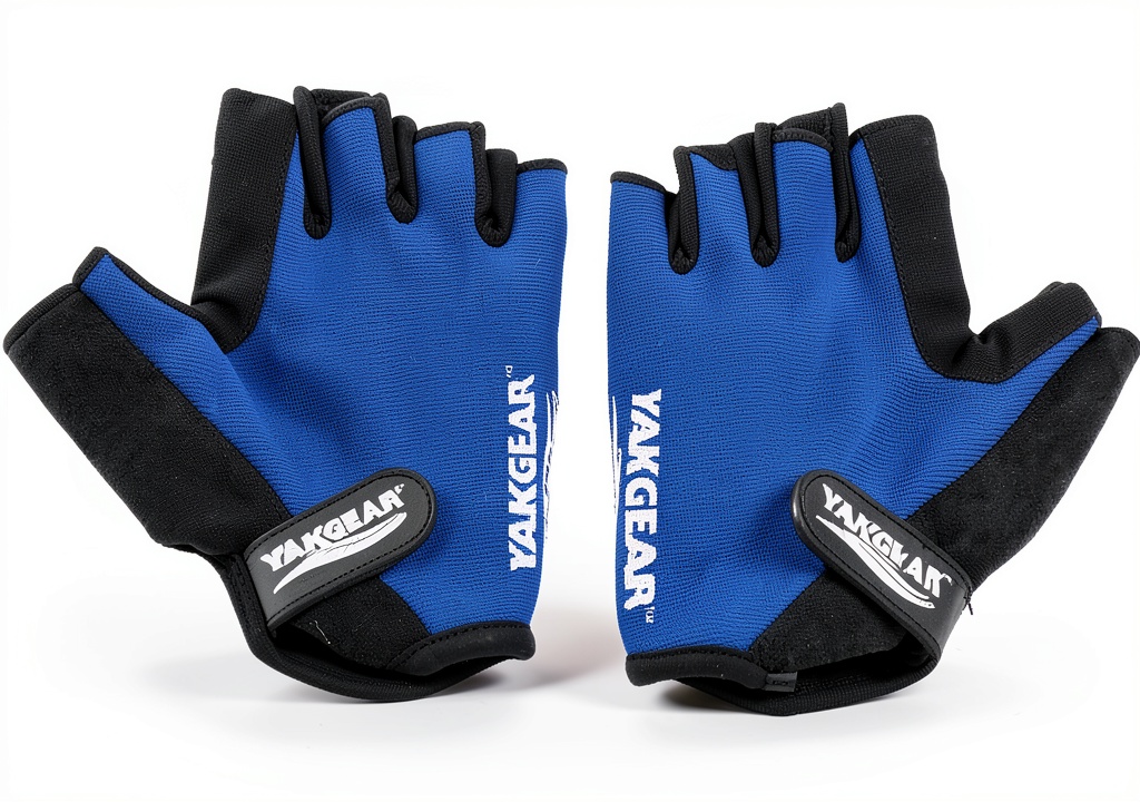 YakGear paddling gloves being used on a kayak