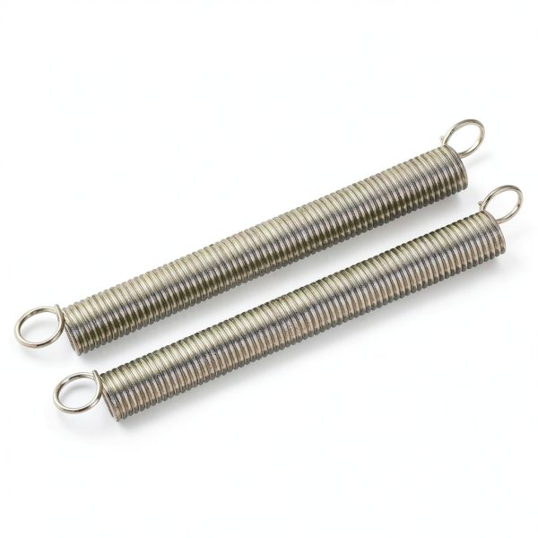uxcell Extension Spring Hook Ends 5/8" x 6-1/2" Nickel Steel-0
