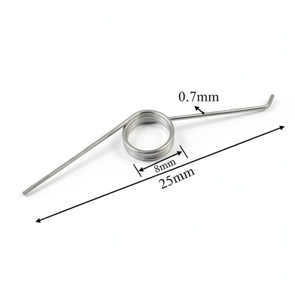 Stainless Steel Torsion Spring Set 5pcs Kryoflare 0.7mm 3-Coil-5
