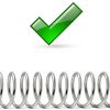 Compression Spring Prime-Line SP 9701 Nickel 1/4in x 1in-3