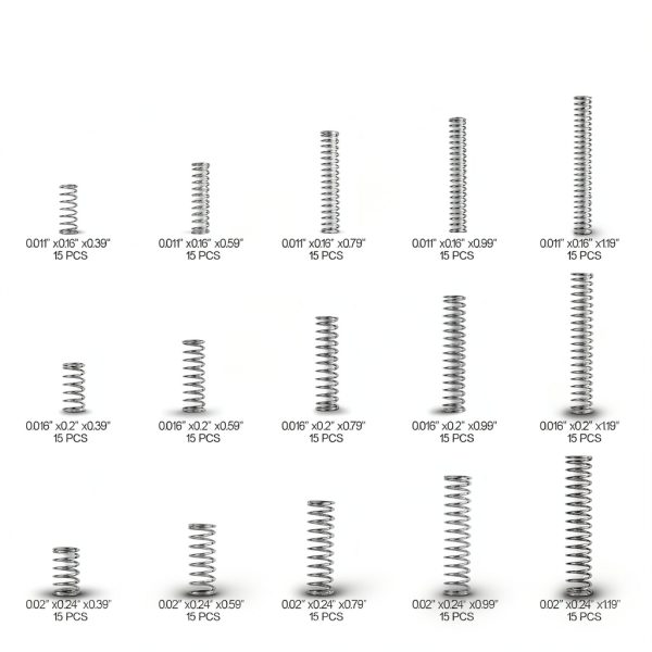 Compression Spring Set DLAPTY 15 Piece 304 Stainless Steel Assortment-2