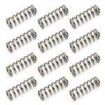 20pcs Small Compressed Springs 304 Stainless Steel Pen Spring, Release Spring (0.5mm*6mm*20mm) Small Springs Compression-0