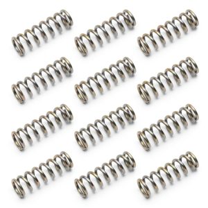 20pcs Small Compressed Springs 304 Stainless Steel Pen Spring, Release Spring (0.5mm*6mm*20mm) Small Springs Compression-0