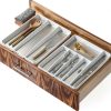madesmart Classic Large Utensil Tray, Soft Grip, Non-Slip Kitchen Drawer Organizer, 3 Compartments, Multi-Purpose Home Organization, BPA Free, White-3